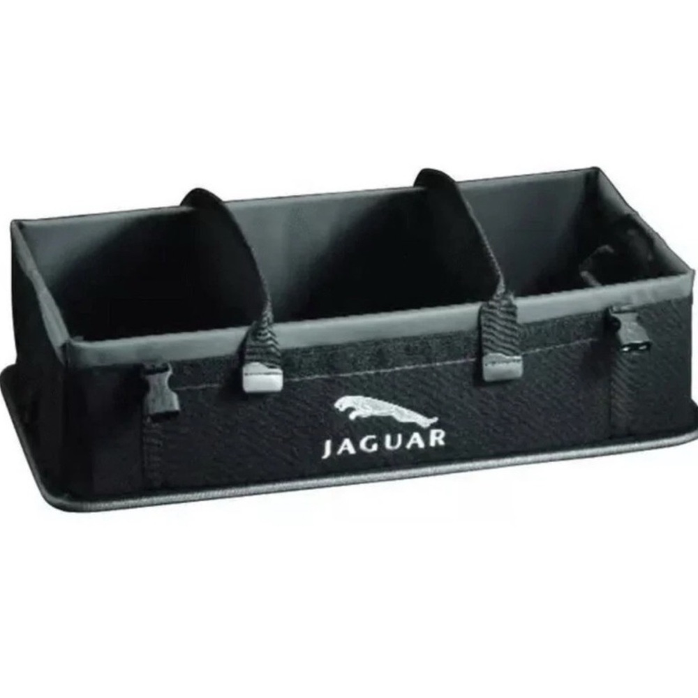 Jaguar SECA Spring-Loaded Collapsible Cargo Organizer – OEM Trunk Storage Bin